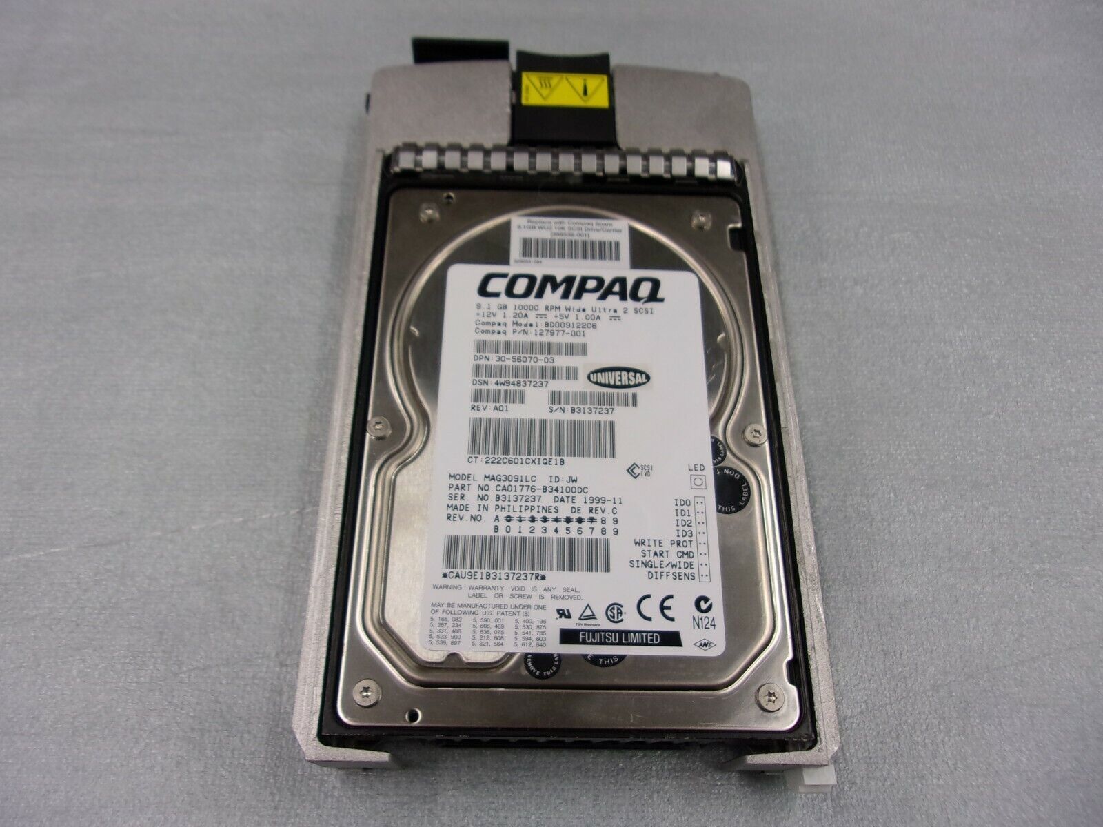 BD009122C6 HP 386536-001 HP 9.1GB Wide Ultra2 SCSI 10K RPM 512KB CACHE