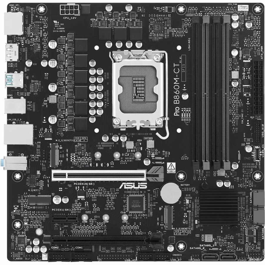 Asus Pro B860M-CT-CSM DDR5 LGA-1851 mATX Desktop Motherboard ASUSPROB860MCTCSM