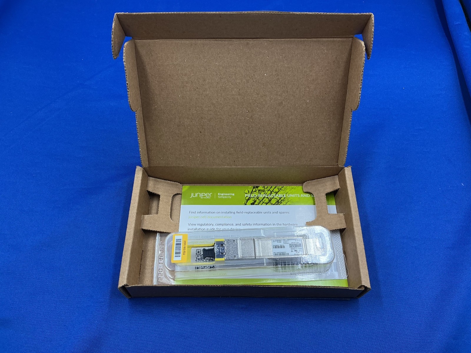 QDD-400G-DR4 Juniper QDD 400GBA SE-DR4 SMF 500m 1310nm Transceiver