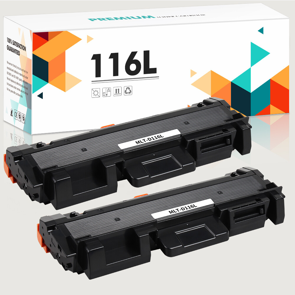 2 Pack MLT-D116L Toner Cartridge Fits for SAMSUNG SL-M2626 M2675 M2675FN M2825ND