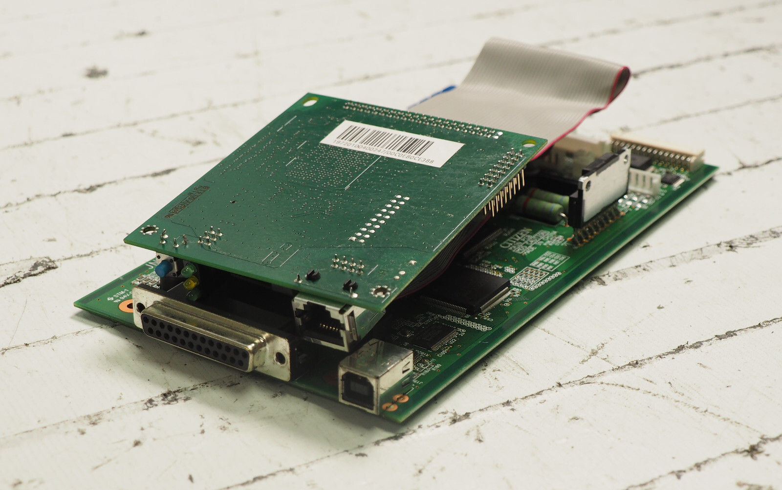 CITIZEN Barcode Printer M-4208 Main PCB Card JN66901-02F with Extantion Card
