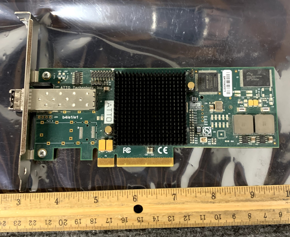 Genuine ATTO FC81EN PCI Expansion Desktop PC Card b4/e1/e1