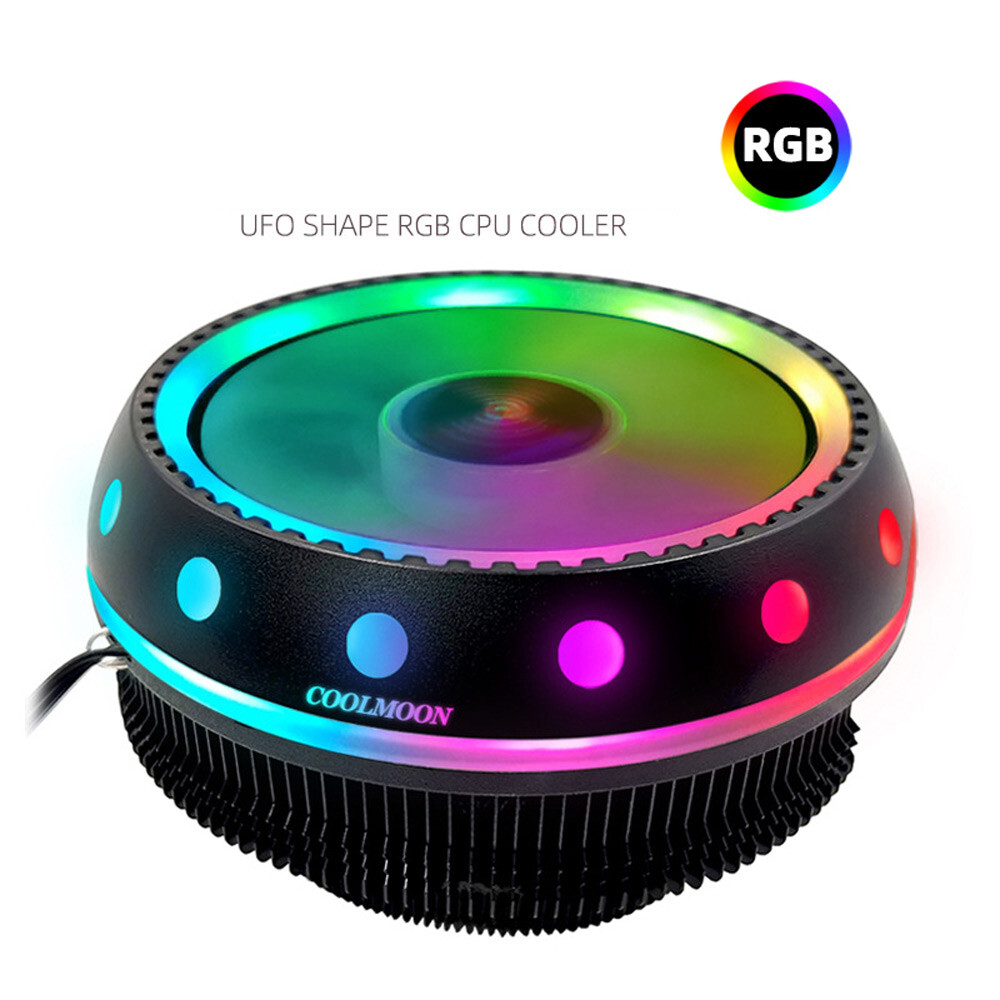 UFO Style Symphony LED RGB CPU Cooler Fan
