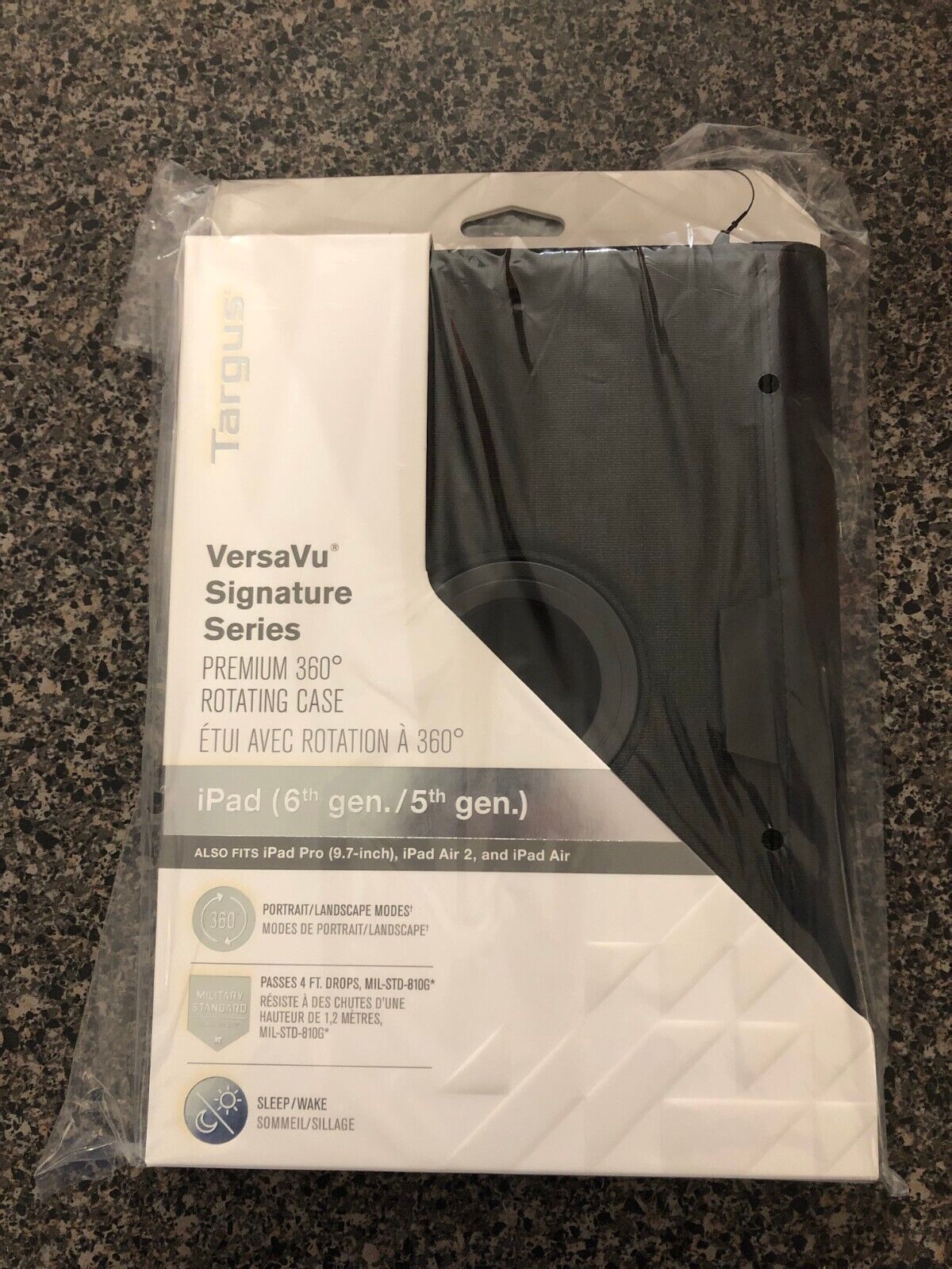 NEW Targus Versavu Signature Series Premium 360 Case w/Stand 5th 6th Gen Ipads