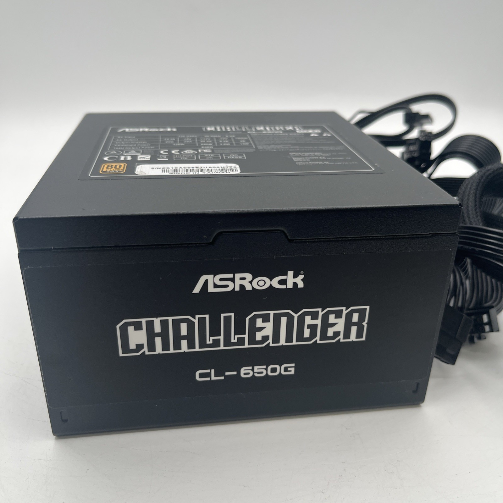 ASRock CL-650G 650 W ATX3.1 80 PLUS GOLD Certified Non-Modular Power Supply