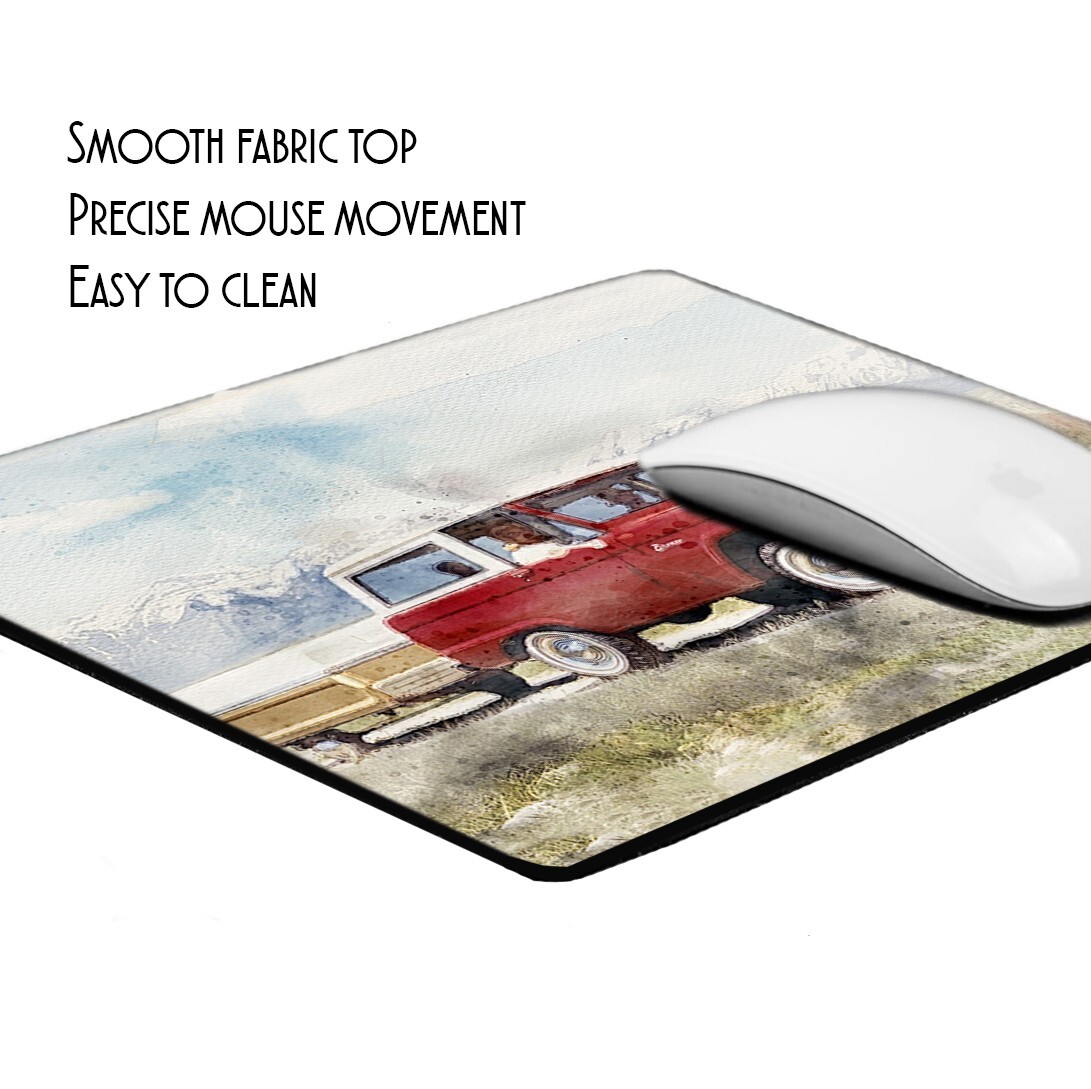 Classic 1966 Ford Bronco 4x4 SUV Your Adventure Awaits Design Mouse Pad