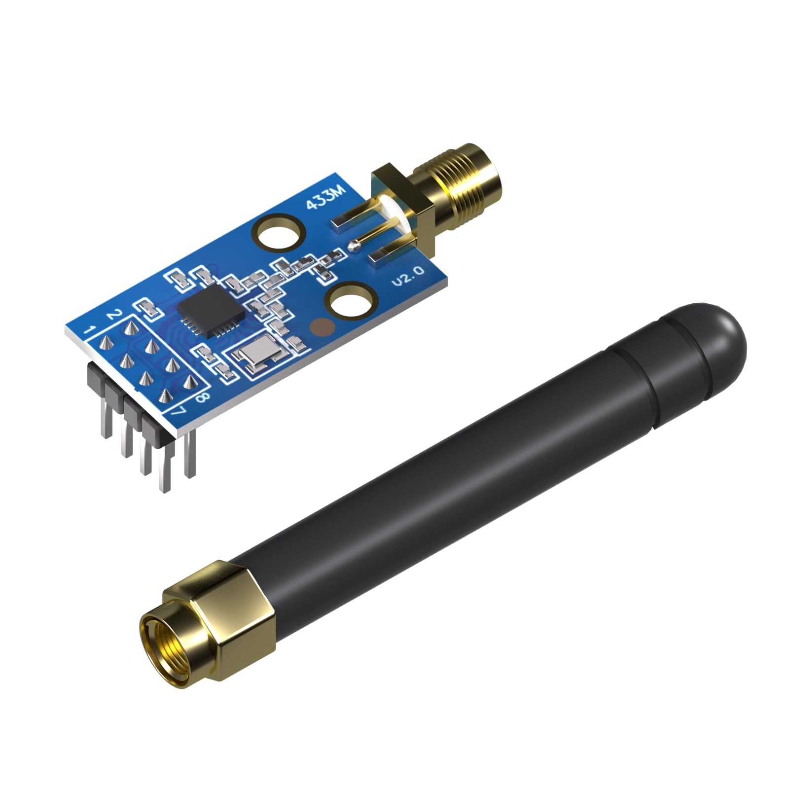 CC1101 Multi Band LowPower Wireless Transceiver Module SMA 315/433/868/915MHz