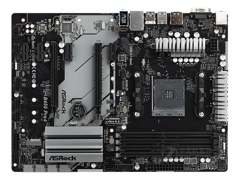 For ASROCK B450 PRO4 motherboard B450 AM4 DDR4 64G HDMI+DP+VGA ATX Tested OK