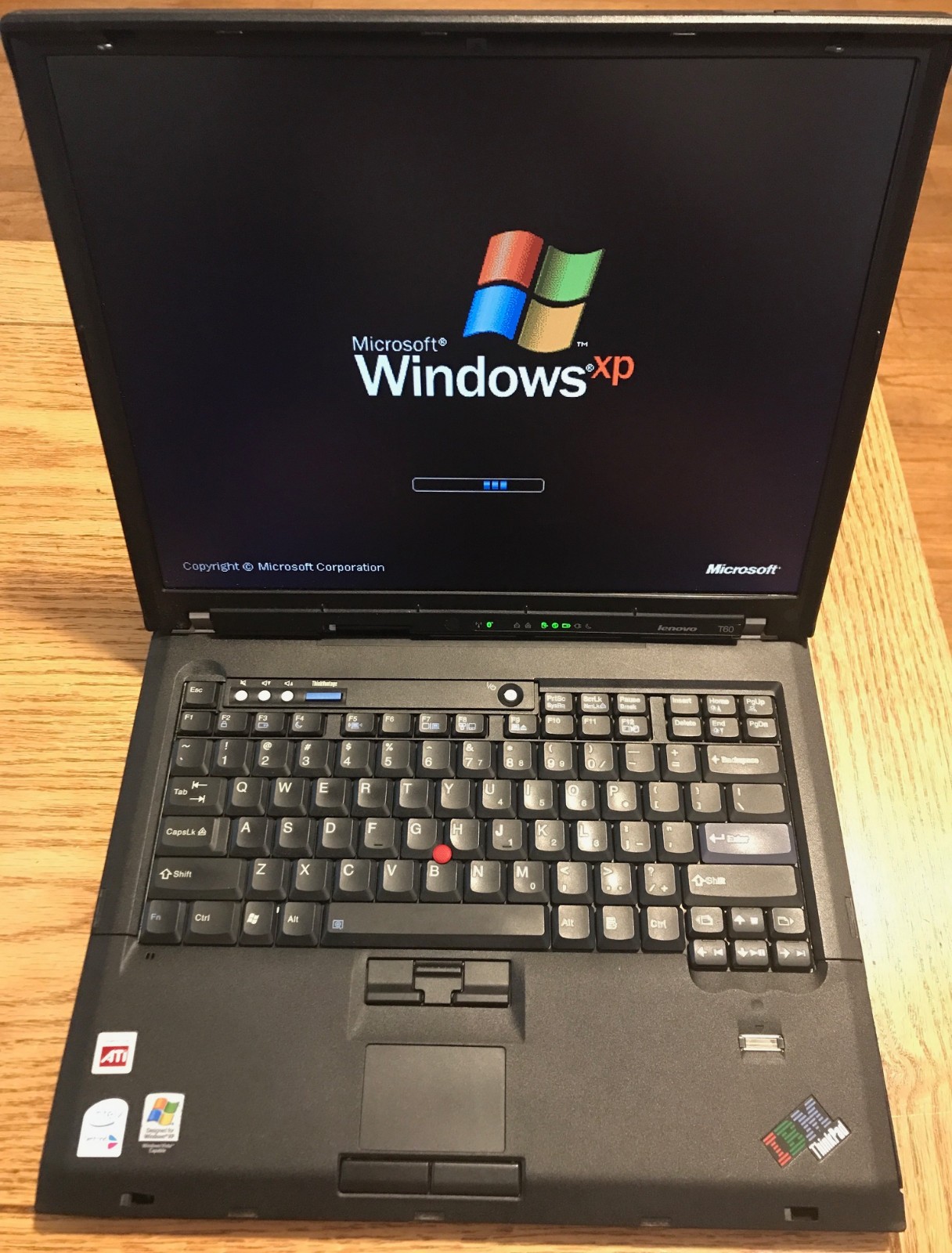 IBM Thinkpad T60 15" - IPS Flexview UXGA, ATI gpu, 1.83ghz, 3gb RAM, 120gb HDD