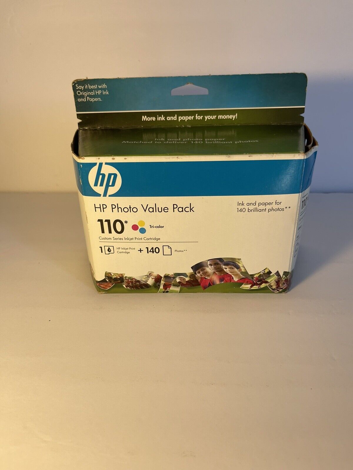 New Genuine HP 110 Q8700BN Photo Value Pack Tri Color Cartridge Exp 2010