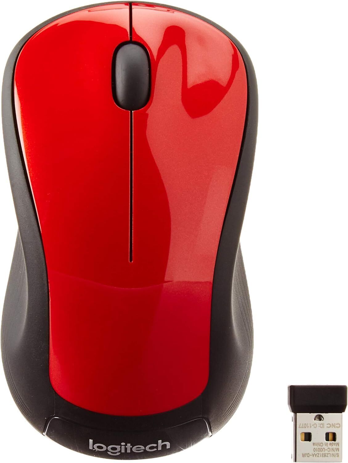 Logitech M310 Wireless Laser Mouse with USB Receiver - Red