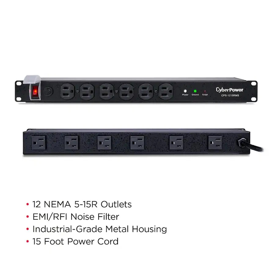 Cyberpower CPS-1215RMS Rackmount Surge Protector
