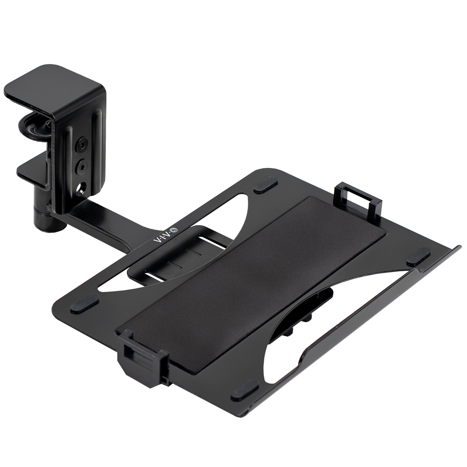 VIVO Clamp-on 12 x 9 inch Rotating Laptop Tray for Office Desk