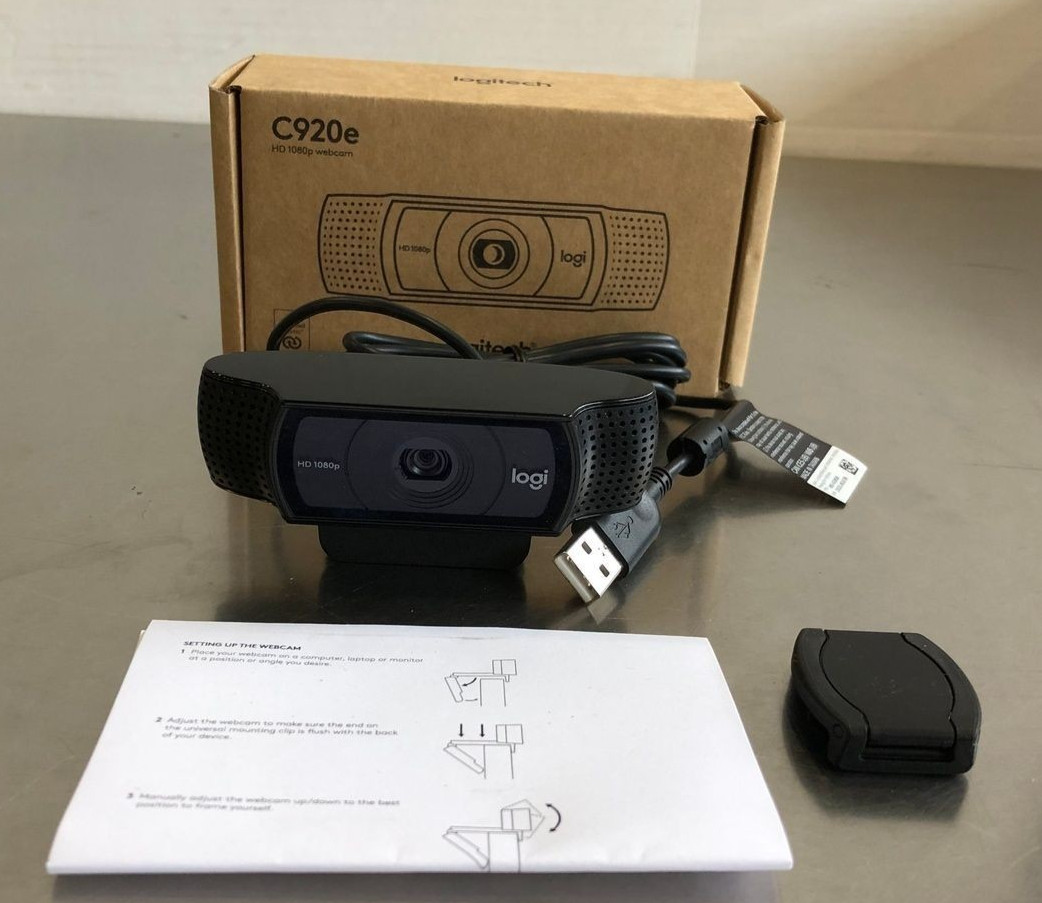 Logitech C920e Webcam - Black (960-001401) 1080P 🔥New🔥