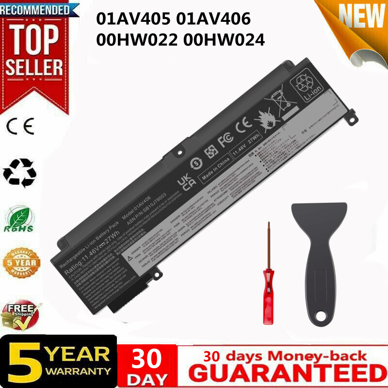 🔥LOT 01AV406 Battery For Lenovo ThinkPad T460s T470s 00HW024 00HW025 SB10J79003