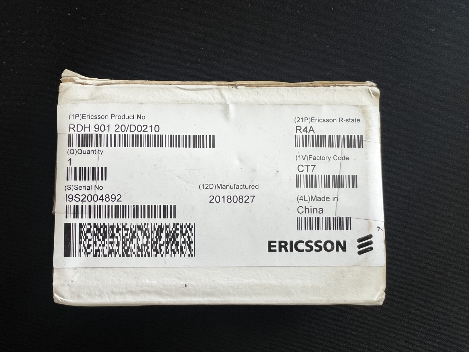 NEW Ericsson RDH 901 20/D0210 R4A SFP 1000BASE-LX 1310nm 10km LC