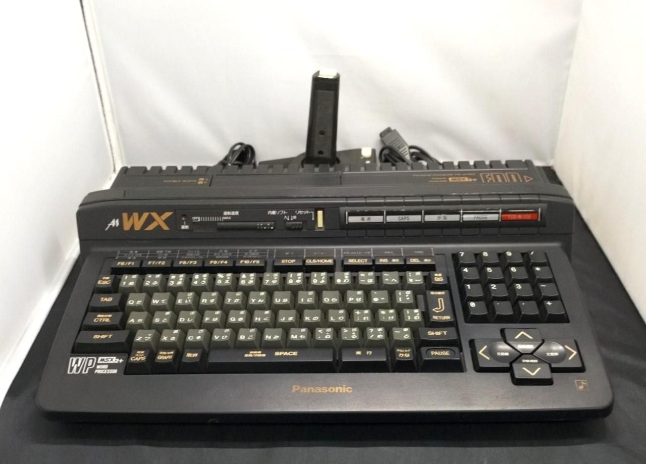 Panasonic FS-A1WX MSX2+ Vintage Computer Console Joystick Cable Working Japan JP
