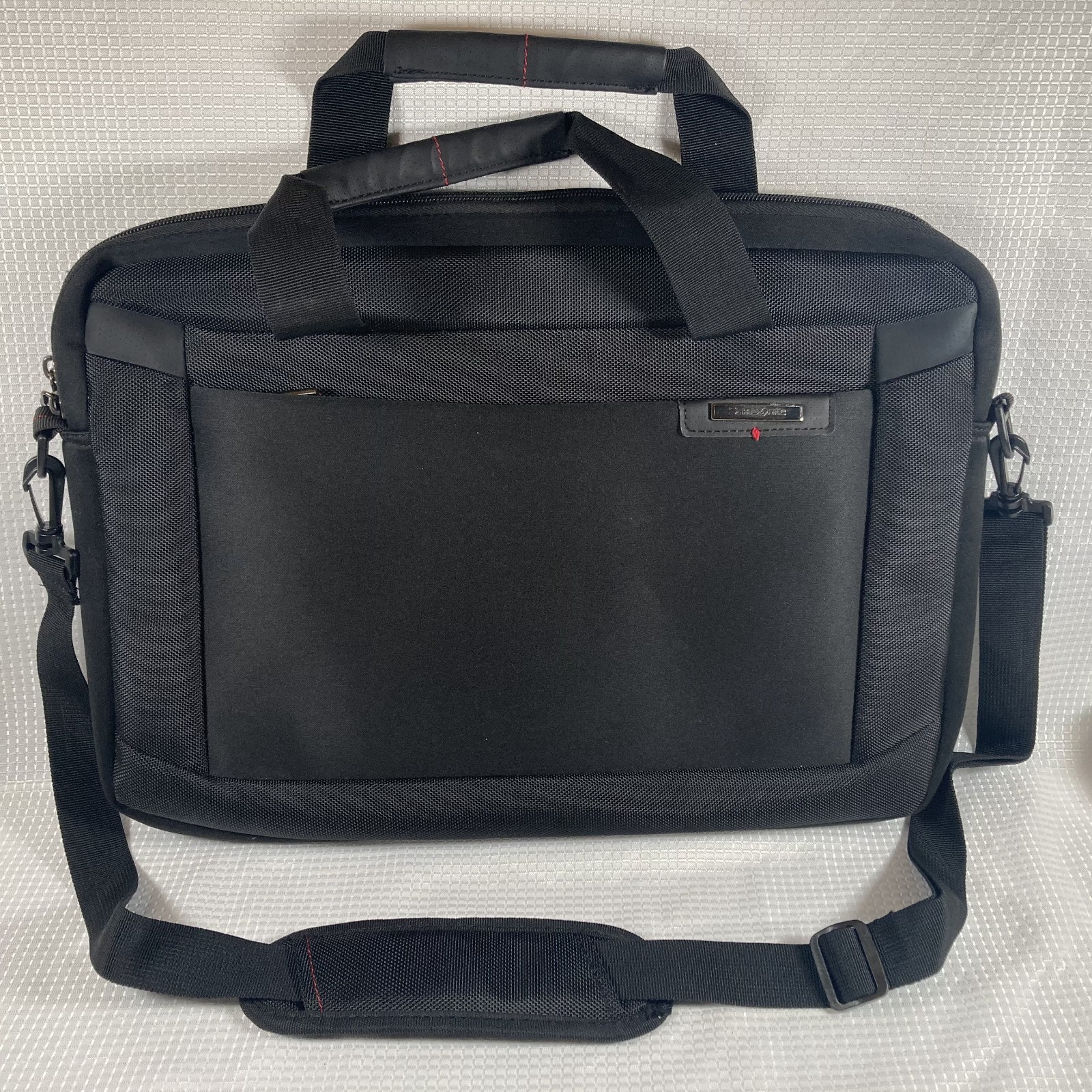 Samsonite Laser Pro Slim Briefcase | Padded 17.3" Laptop Bag Black