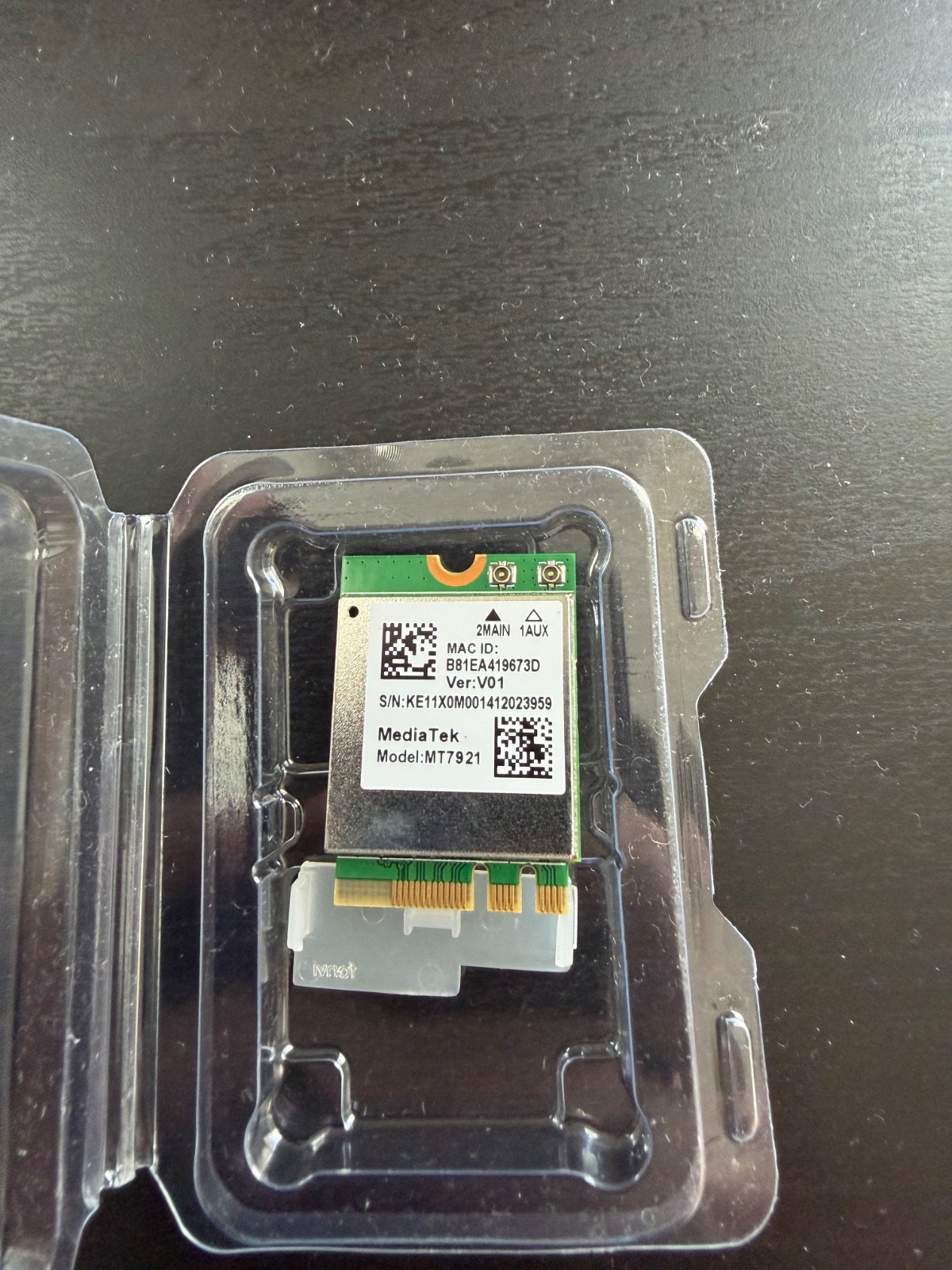 MediaTek MT7921 Wi-Fi 6 NGFF 2230 M.2 Bluetooth Card 802.11ax
