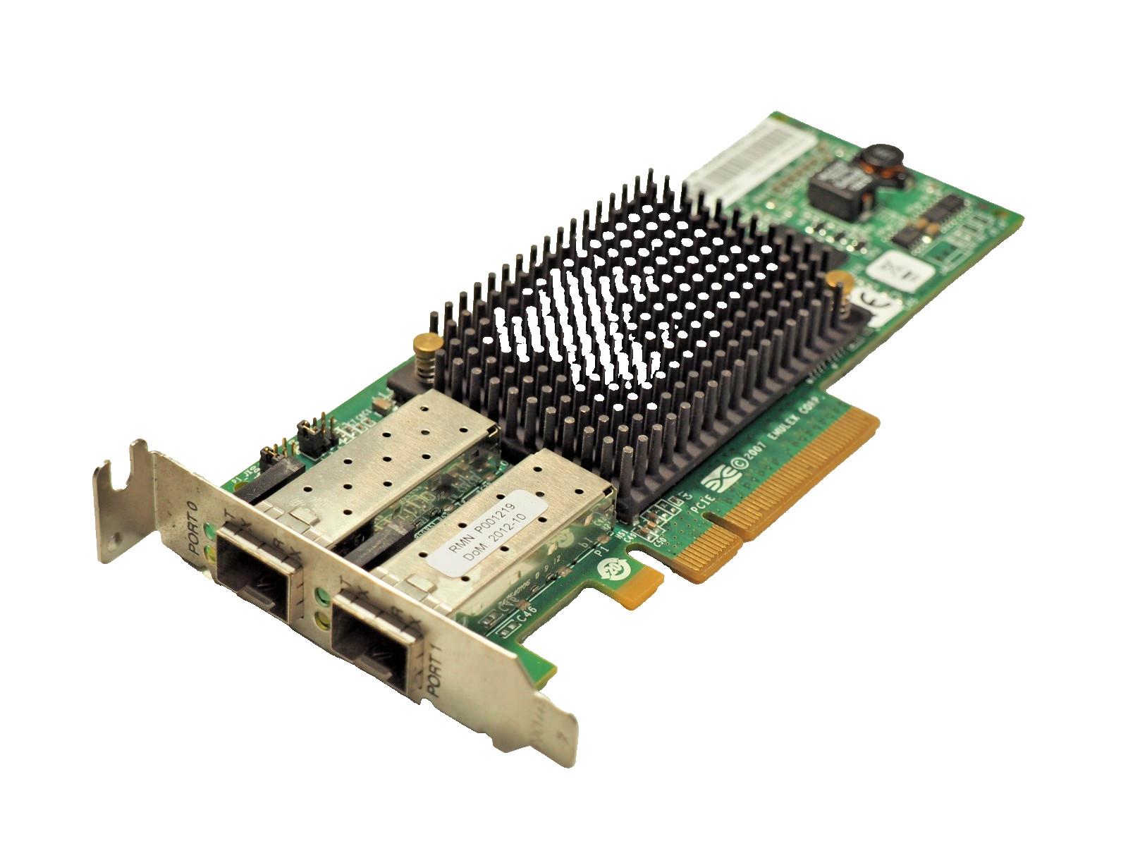 IBM Emulex LPE12002 42D0500 Dual Port 8GB Adapter Card Low Profile