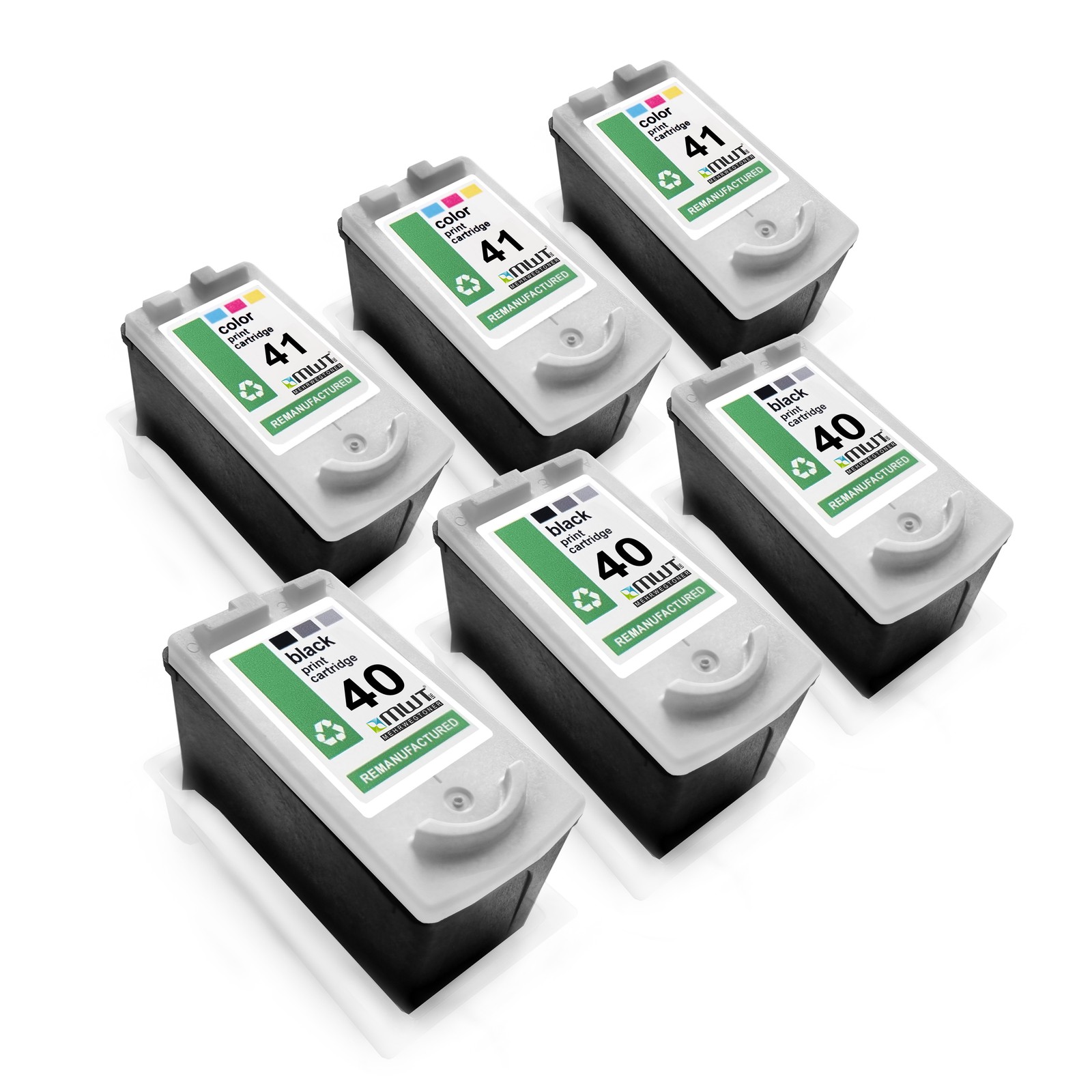 6x Cartridge 3+3 for Canon Pixma MP-210 MX-310 IP-1600 IP-2200 MP-460 MP-450-X