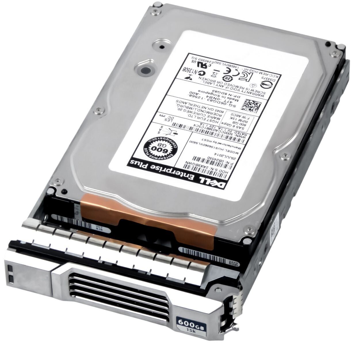 HARD DRIVE DELL 06DG83 HUS156060VLS600 600GB 15k 64MB SAS-2 3.5"