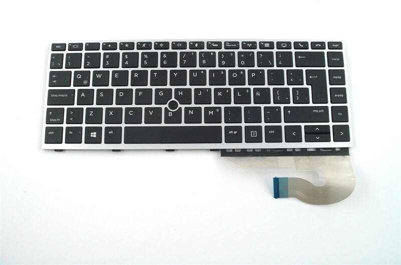 New-Orig HP Elitebook 840 845 G5 G6 14.0" Latin-Spanish BL Keyboard L14377-161