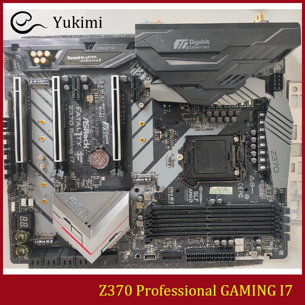 FOR ASROCK Z370 Professional GAMING I7 DDR4 *4 LGA 1151 64GB ATX Motherboard