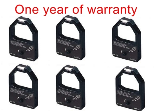 6pk black printer ink ribbon cartridge for Panasonic KX-P155 KX-P1540 KX-P2624
