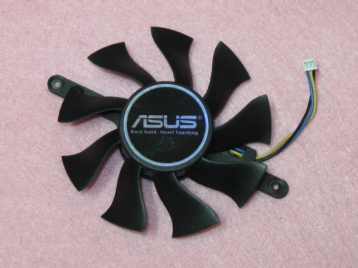 Cooler Fan For ASUS EAH4870 YD128015EL 75mm 3 Pin Graphics Card