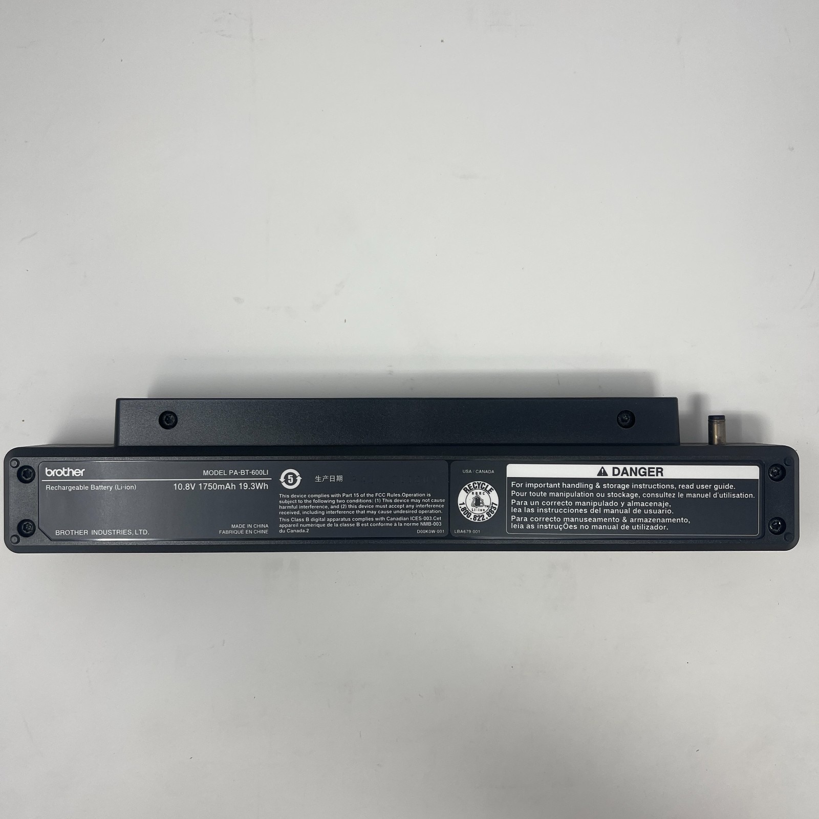 Brand New Original Brother Mobile Battery – (PA-BT-600LI)