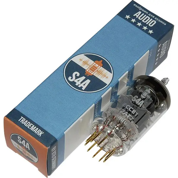 BTB Vertrieb ECC81 S4A Premium Thermionic Valve Selected for Audio & Stu