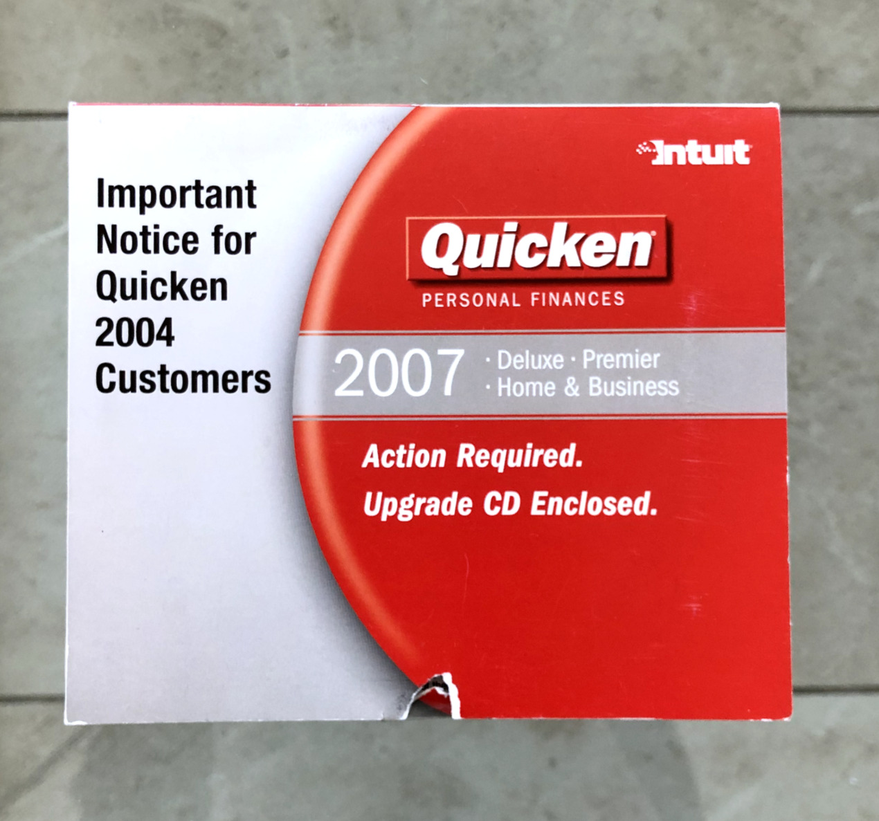 Quicken 2007 Upgrade- Deluxe, Premiere & Home & Business For Windows '00/'03/XP