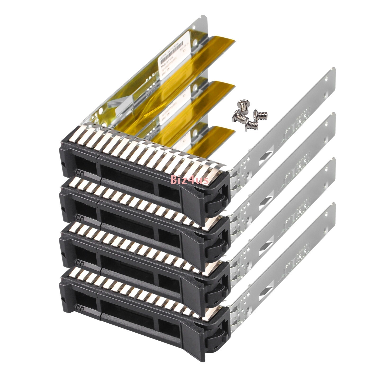 4 Pack Server HDD Tray Caddy SM17A06246 for Lenovo ThinkSystem SR550 SR630 SR650