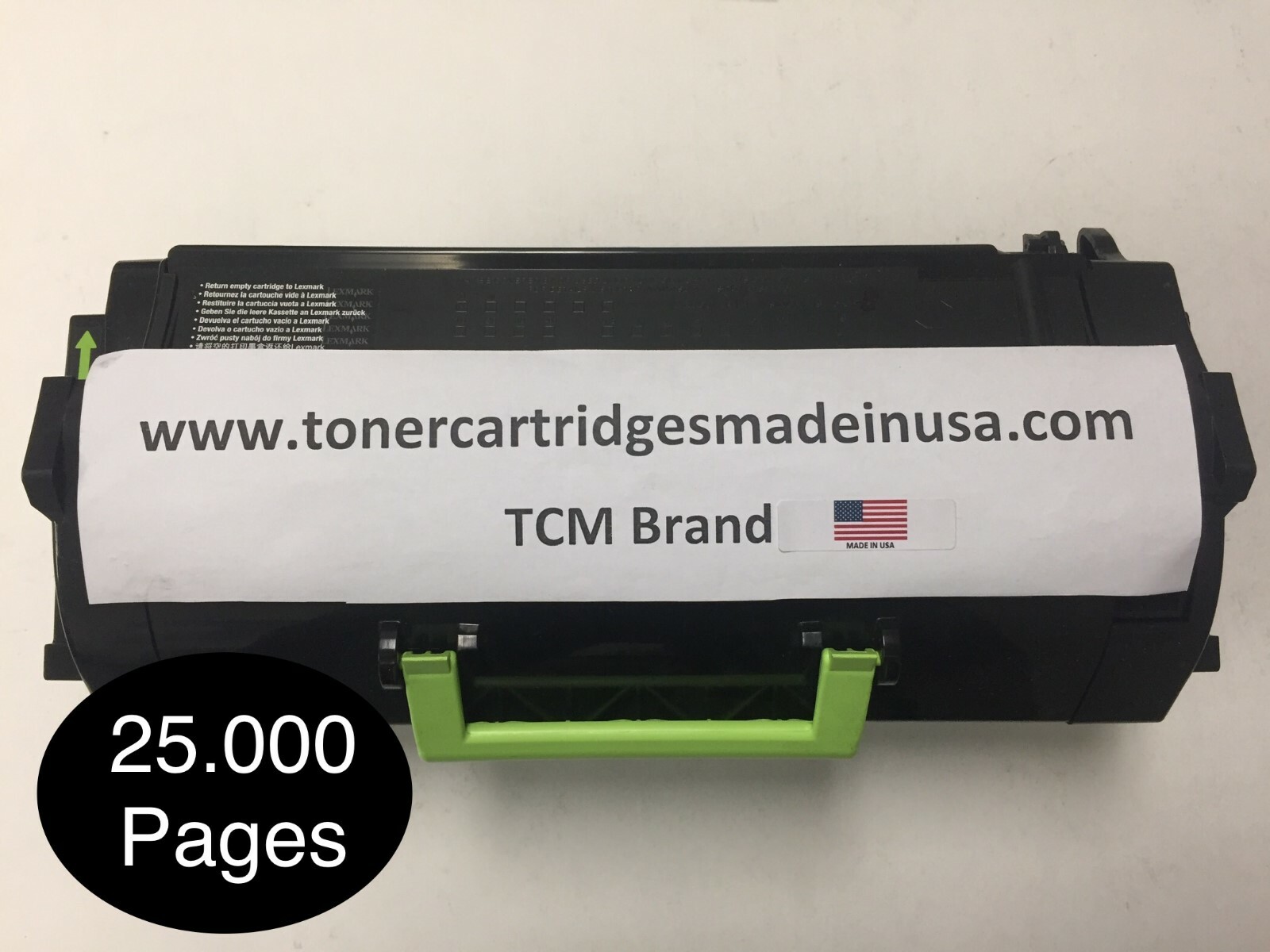 TCM USA Lexmark MS817 MS818 MX717 MX718. Yield up to 25k. 53B1H00. Made in USA.