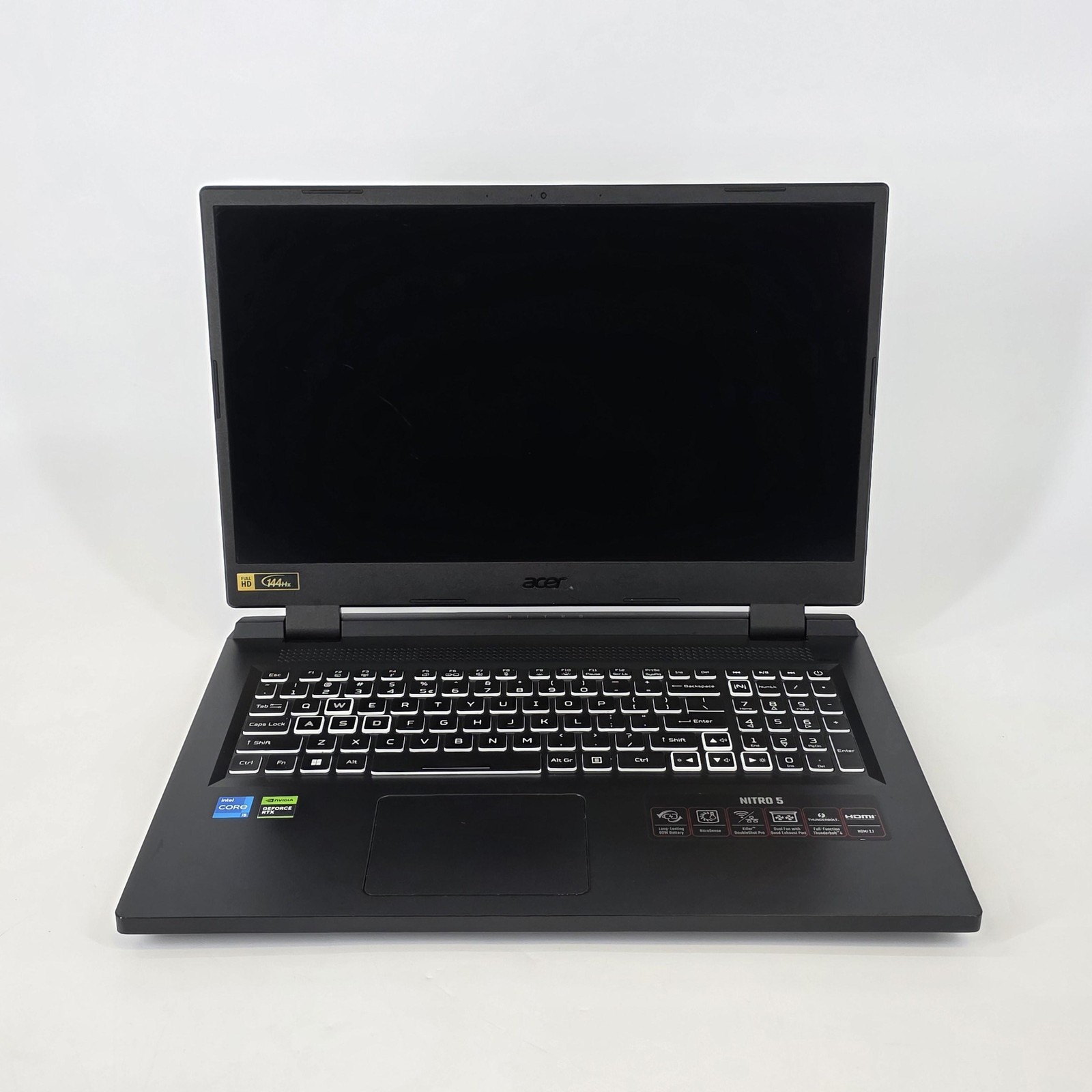 Acer Nitro 5 17.3 Black FHD 2.5 GHz i5-12450H 8GB 512GB SSD NVIDIA RTX 3050 Good