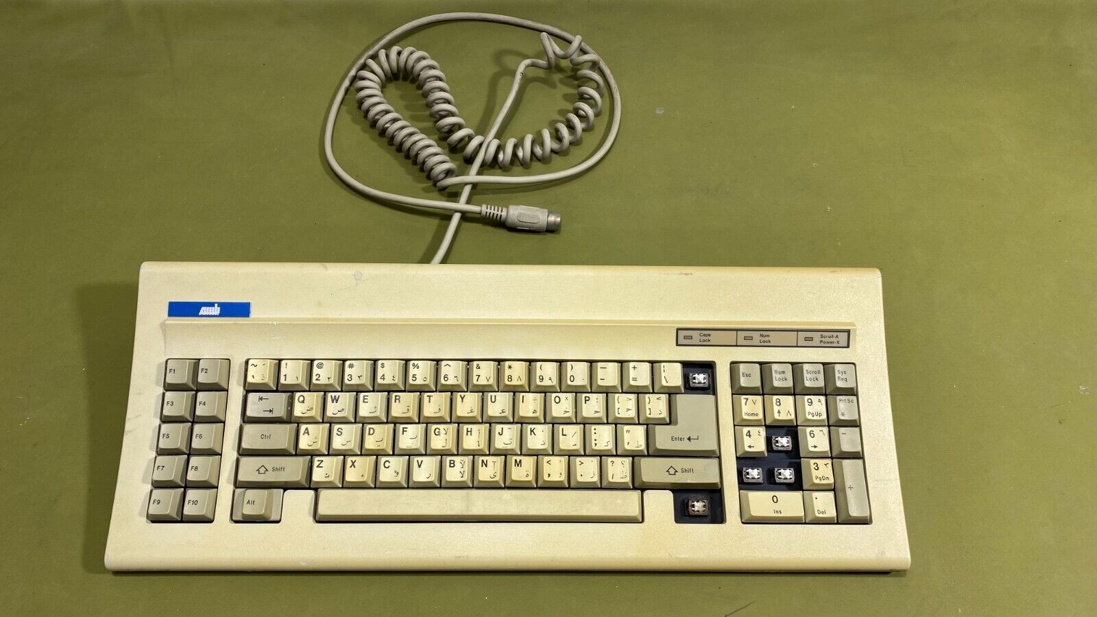 Vintage Chicony KB-5160AT Keyboard Arabic Key بلسم