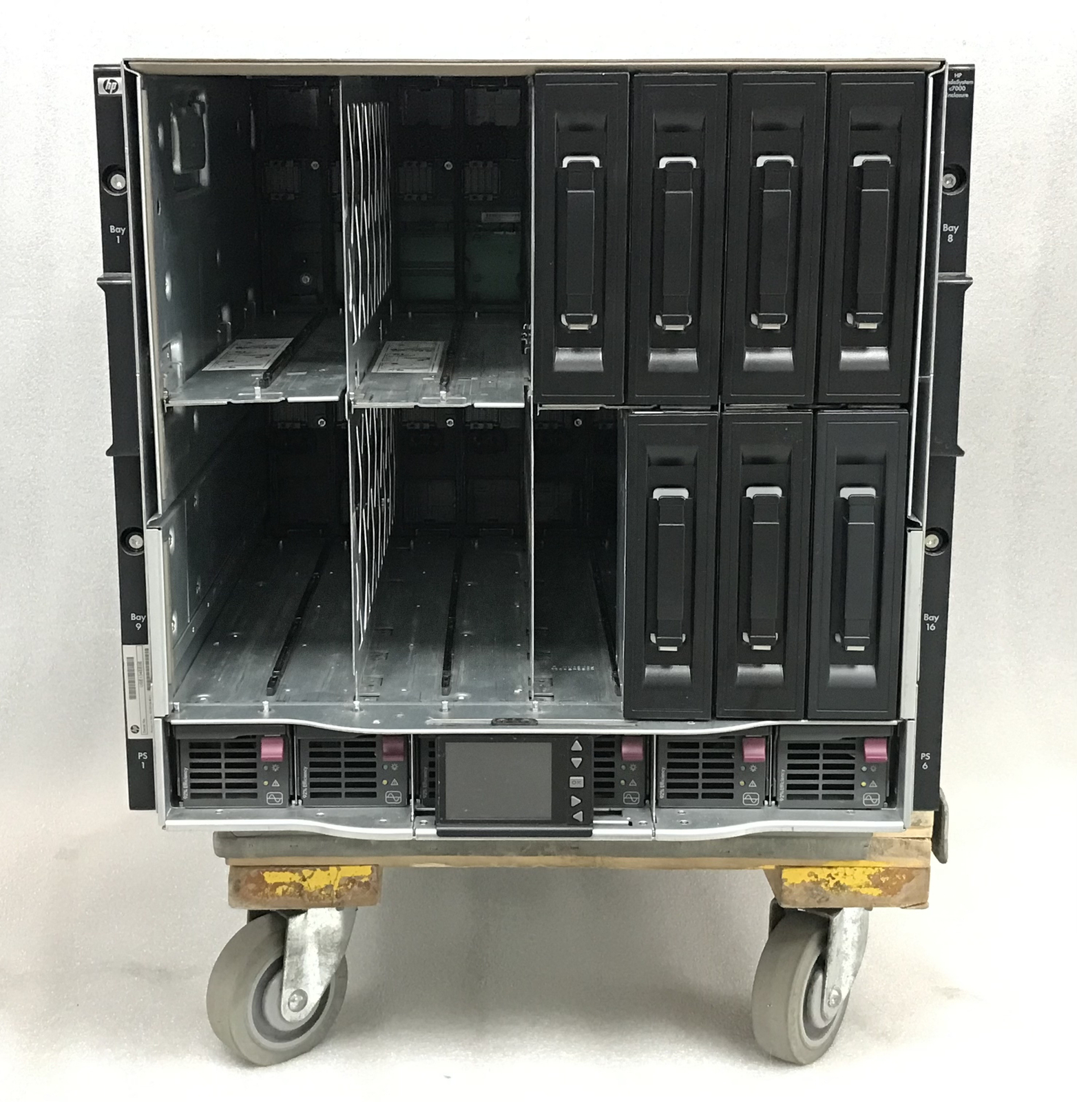 HP BladeSystem c7000 Barebones Chassis 6x PSU 10x Fan 2x KVM 2x 3Gb SAS NO BLADE
