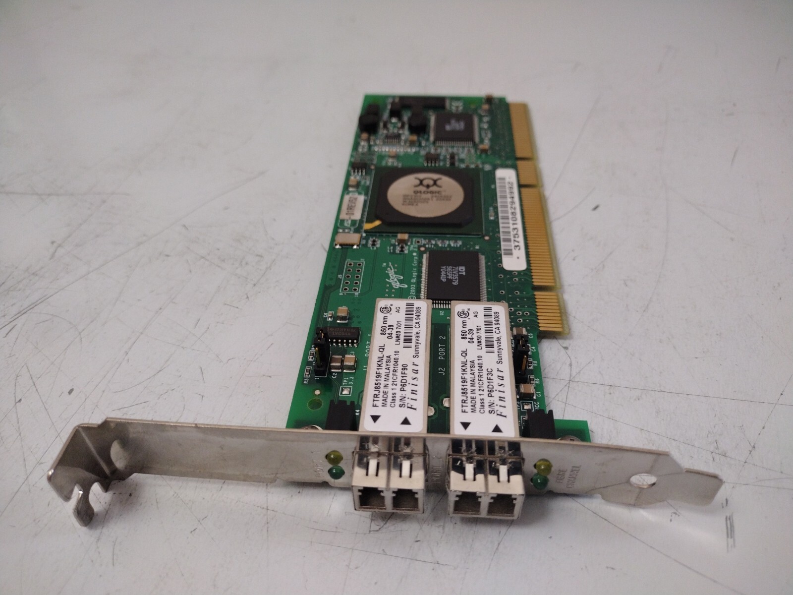 QLogic QLA2342 Dual-Port PCI-X Fibre Channel Adapter Card 283384-002 321836-001