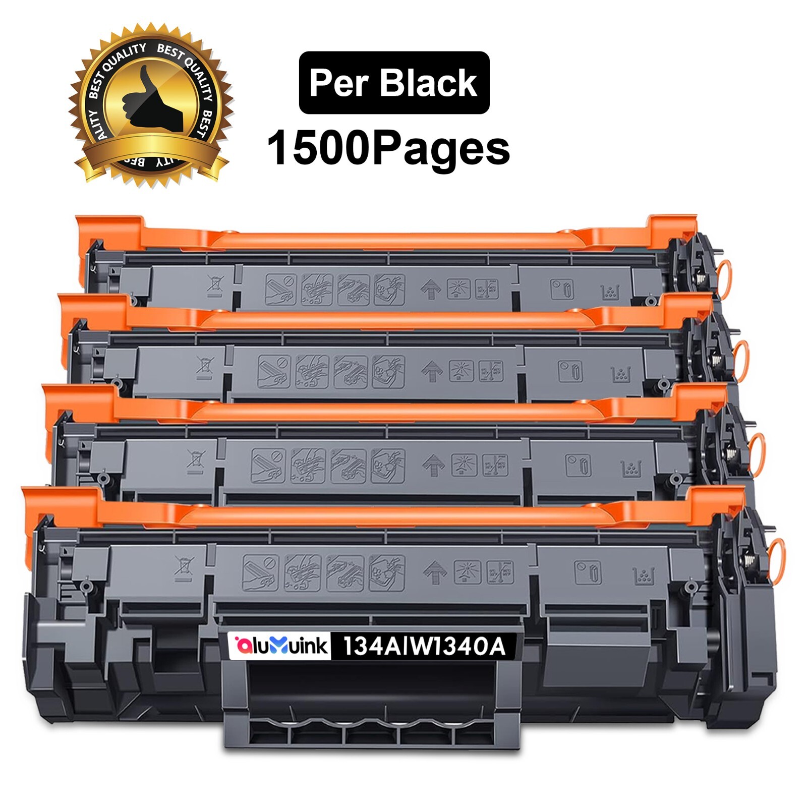 4PK 134A W1340A Toner Cartridge with Chip for HP M209dw MFP M234sdn Printers