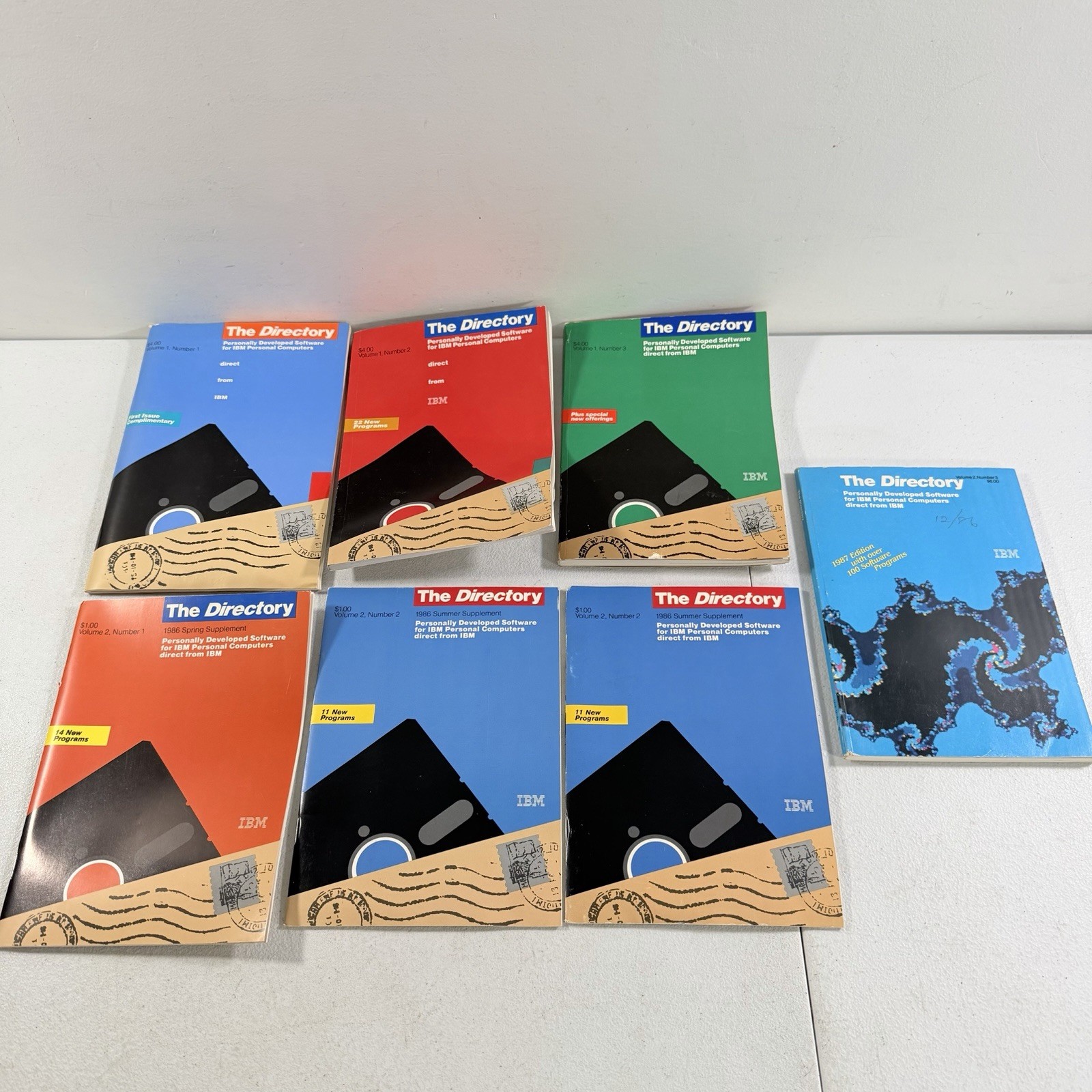 The Directory IBM Personally Developed Software PC Catalog 1984-1987 Vol 1 & 2