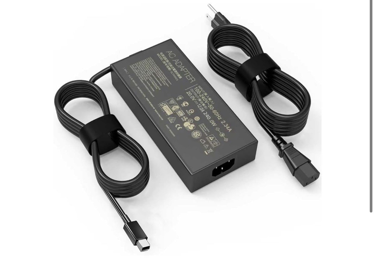 240W Adapter Charger ASUS TUF Gaming A16 FA608WI/WV FA608UP/UM A18 FA808UP/UM/UH