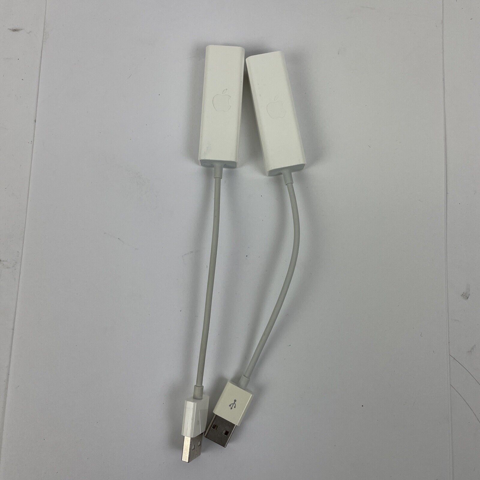 Lot 0f 2 x Genuine Apple - A1277 USB Ethernet Adapter for Apple Macbooks - VGC