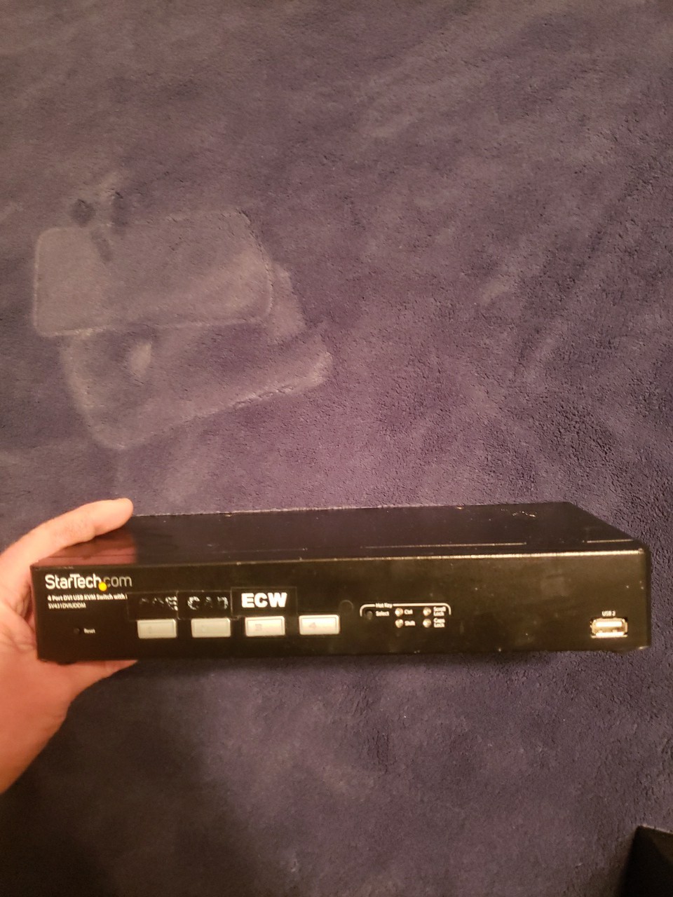 Lot Of 12 STARTECH SV431DVIUDDM 4-Port HDMI KVM Switch Units Only
