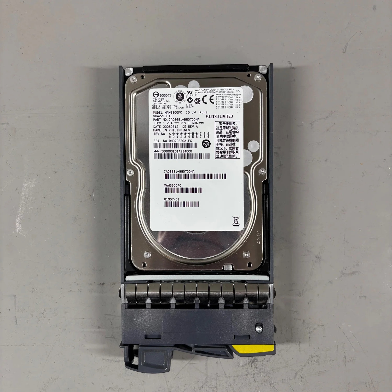Fujitsu Hard Drive Internal HDD 300GB HDD MAW3300FC