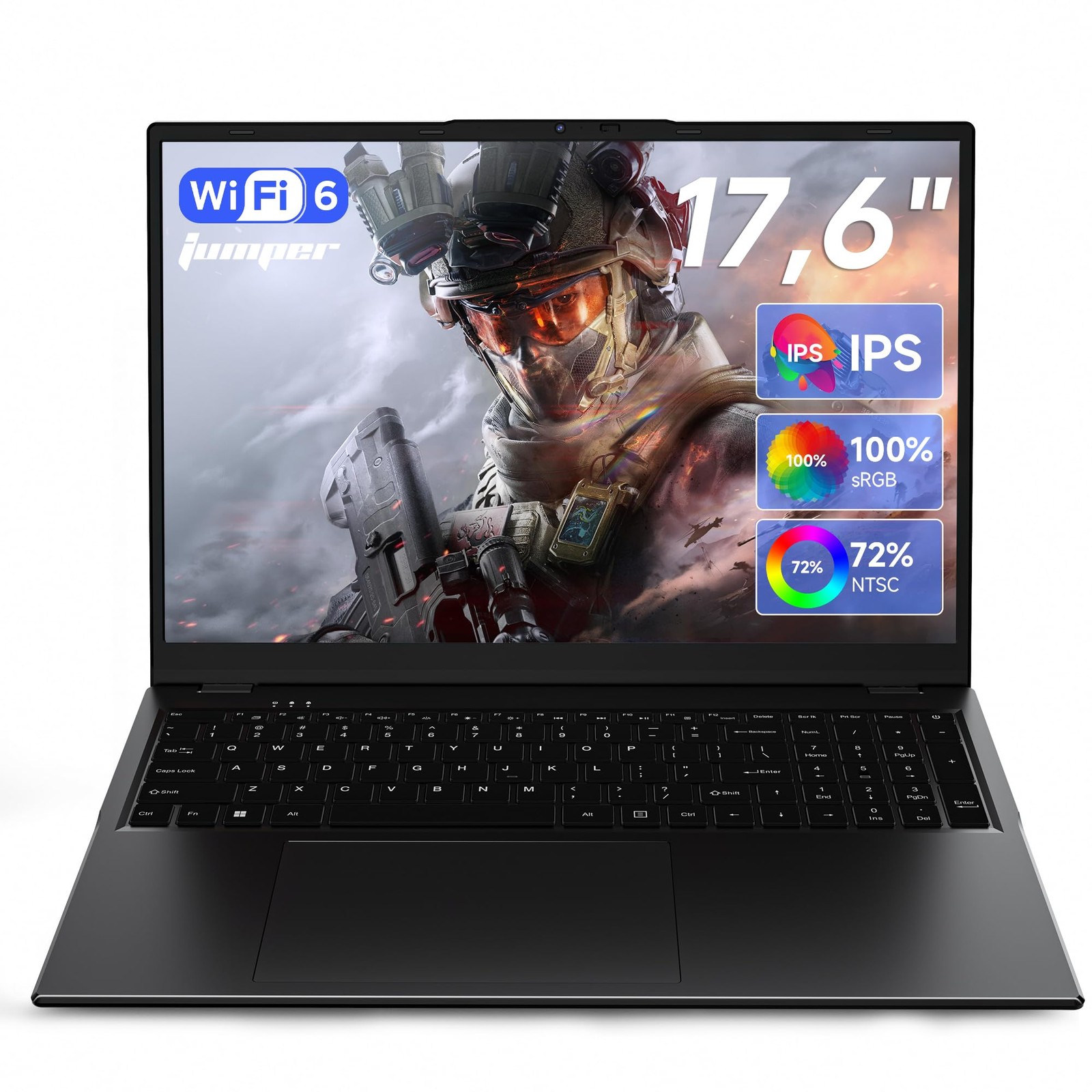 17.6Inch FHD Touchscreen Laptop N5095 16GB DDR4 256GB Storage 1 year Office