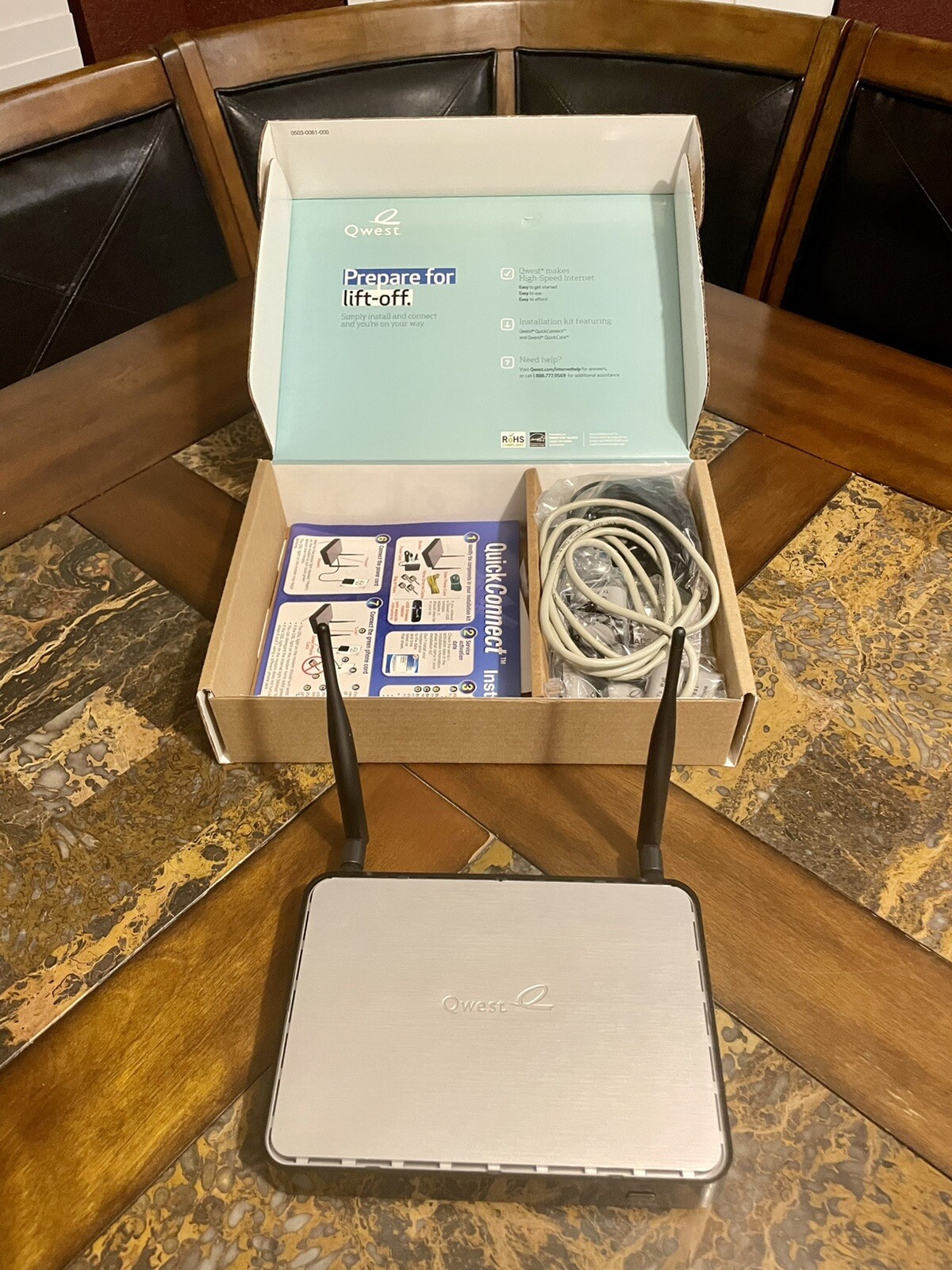 QWEST CENTURY LINK ACTIONTEC Q1000 4-PORT GIGABIT WIRELESS N ROUTER MODEM