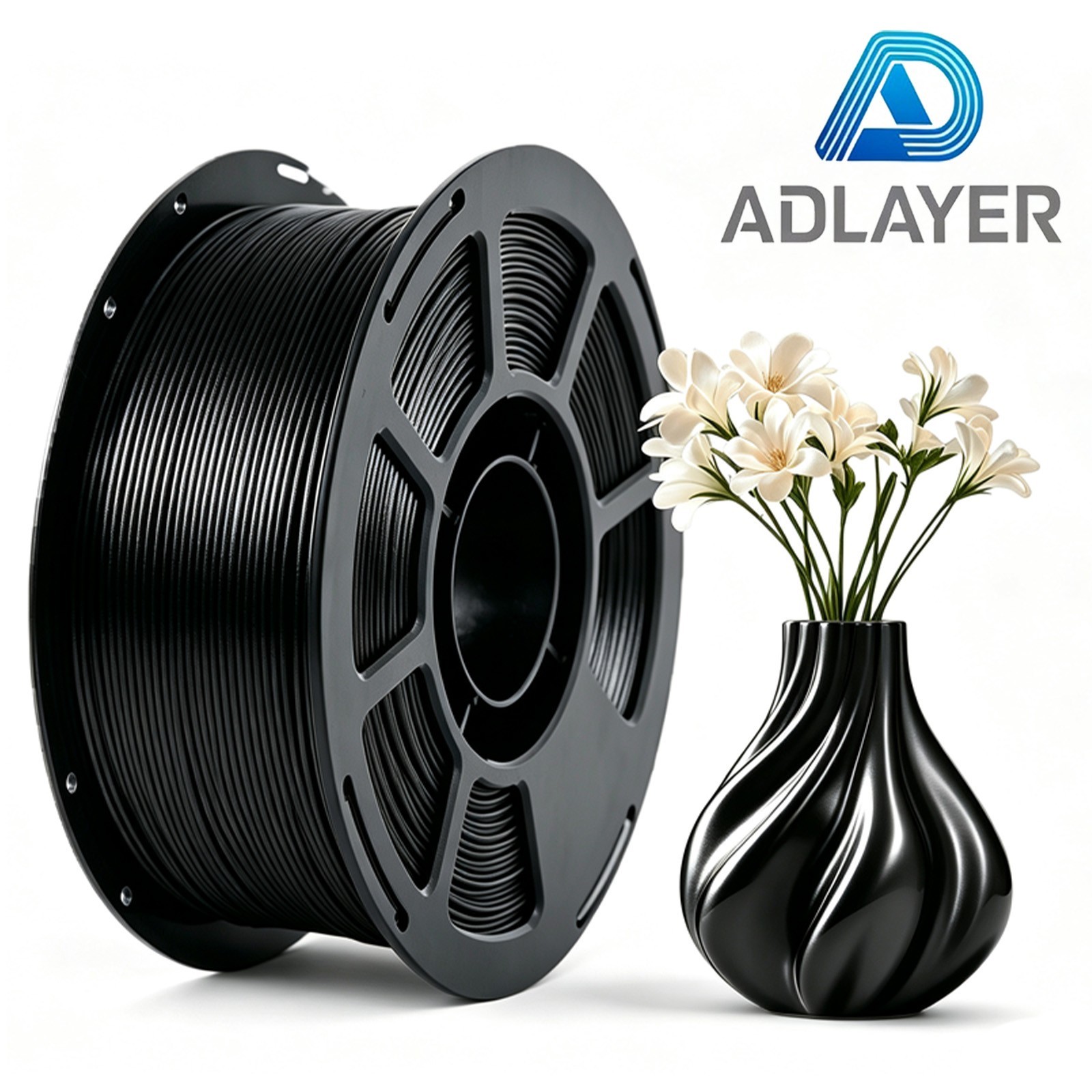 ADLAYER Multicolor Silk PLA Filament 1.75mm 1KG Spool Fit Most FDM 3D Printer