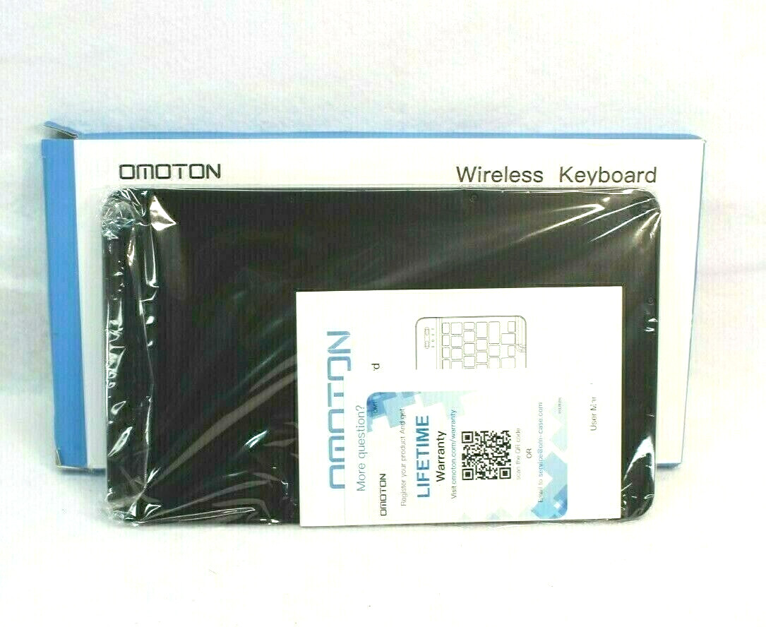 OMOTON ULTRA SLIM WIRELESS KEYBOARD BLUETOOTH KB505 w/Instructions