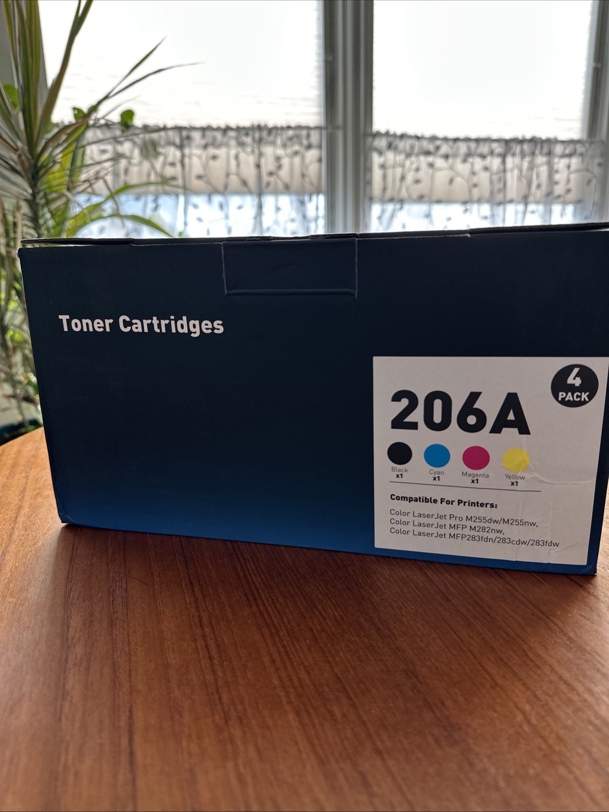 New Unused Unopened HP 206 A, Toner Package Of 4 Black, Cyan, Magenta, & Yellow